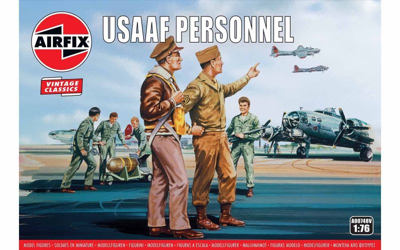 Airfix Kit Model - WWII USAAF Personnel 1:76