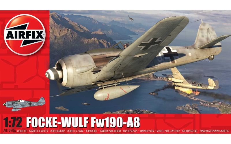 Airfix Model Kit - Focke Wulf Fw190A-8