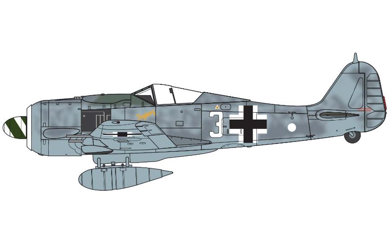 Airfix Model Kit - Focke Wulf Fw190A-8