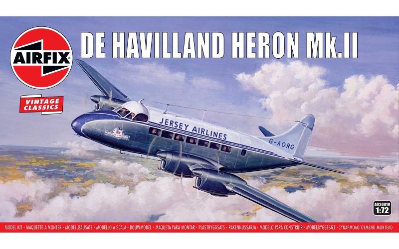 Airfix Model Kit - de Havilland Heron MkII