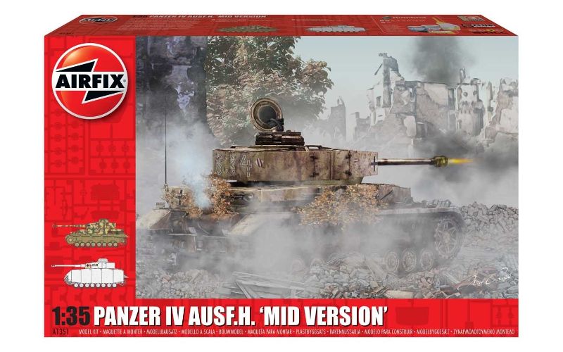 Airfix Kit Model - Panzer IV Ausf.H, Mid Version 1:35