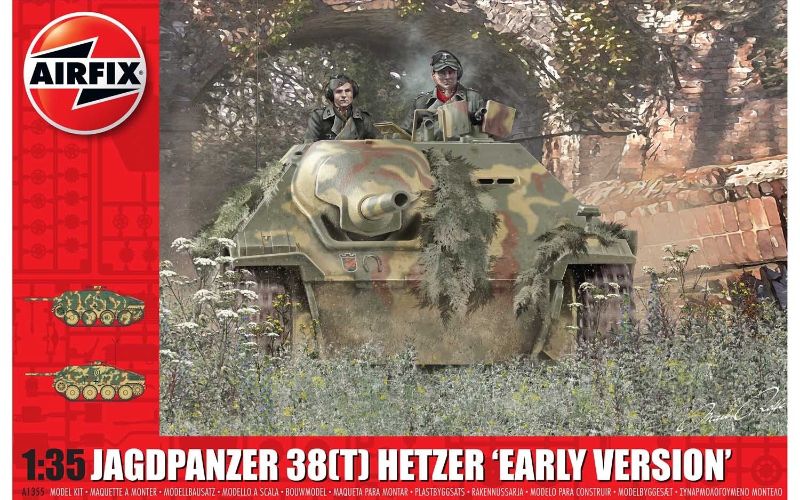 Airfix Kit Model - JagdPanzer 38 tonne Hetzer Early Version 1:35