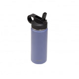 Lilac 500ml stainless steel bottle with double wall insulation, easy spout, and scratch-resistant matte finish. Perfect for hydration.