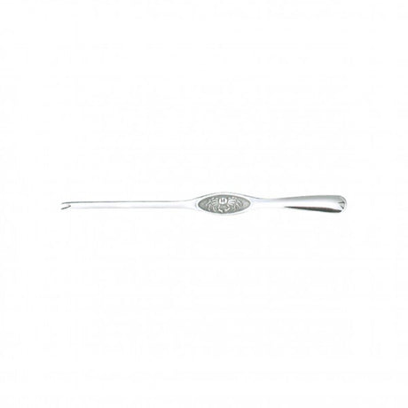 Stainless steel lobster pick with sharp prongs for effortless extraction of lobster and crab meat from claws and pincers.