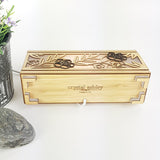 LED Tealight Box powered by USB, made from sustainable bamboo and Rimu, providing a warm glow for any interior decor.