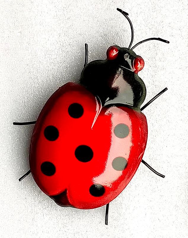 Ornament - Metal Ladybird 15cm (Set of 12)