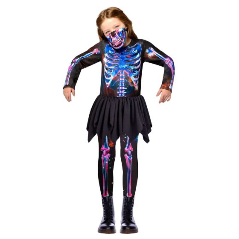 Costume Skeleton Girls 10-12 Years