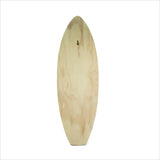 Vibrant plywood surfboard wall art featuring a fishing scene, 50cm, perfect for coastal decor and easy to hang.