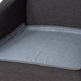 Dreamticket Absorbent Chair Pad in Charcoal, 60cm x 54cm, features waterproof layers for comfort and stain protection.