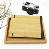 Aotearoa Fern Guest Book Journal with bamboo design, 128 acid-free pages, perfect for preserving memories.