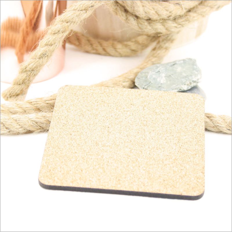 Stylish coasters featuring Mt Maunganui design, acrylic material with cork base, perfect for protecting surfaces and enhancing decor.