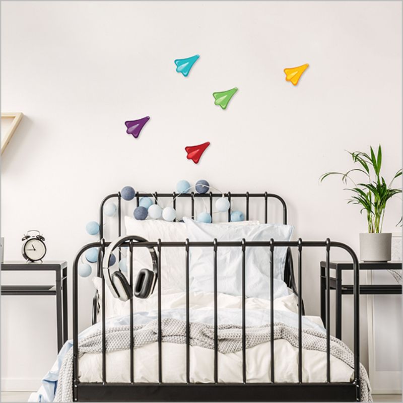 ACM Printed Jet Planes Set featuring 5 vibrant, durable planes, perfect for aviation lovers and home decor.