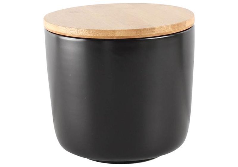 Store Black 16cm Canister - Set of 4