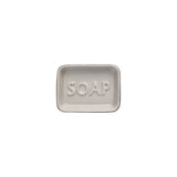 Sleek grey soap dish designed for functionality and elegance, keeping soap dry while enhancing bathroom decor.