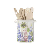 Cottage Garden Utensil Bottle Pot, 185mm tall, features a charming design for organizing kitchen utensils stylishly.