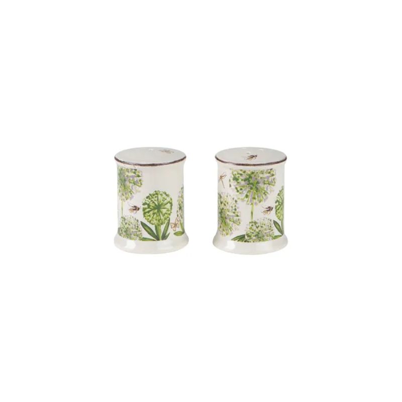 Elegant 75mm pepper shaker with cottage garden design, perfect for adding charm to any kitchen or dining table.