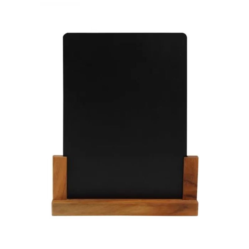 T&G Large Chalk Board (327mm) in sleek black, perfect for messages and displays, crafted from durable wood.