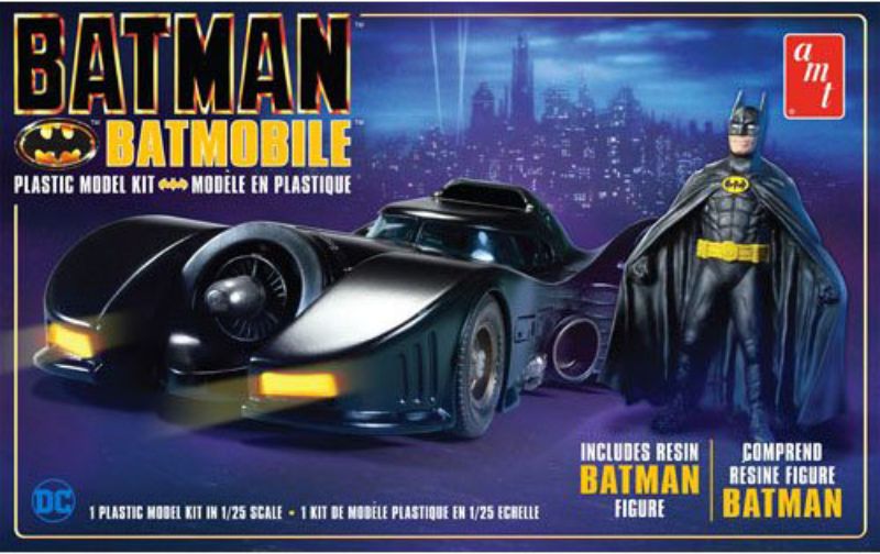 Plastic Kitset - 1/25 Batman Batmobile with Figure 1989