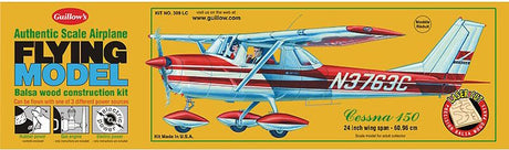 Balsa Glider Kit representing a 1/18 Cessna 150, featuring a 24-inch wingspan for educational and creative play.