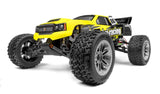 1/10 Jumpshot ST V2.0 RC truck with waterproof ESC, powerful motor, aluminum chassis, all-terrain tires, and stylish chrome wheels.