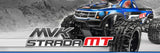 High-speed 1/10 Strada MT Monster Truck by Maverick, designed for off-road adventures with durable 4WD and advanced steering.