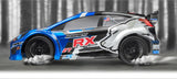 Maverick 1/10 Strada RX Rally Cross RC car with waterproof control, powerful motor, and durable design for on/off-road fun.