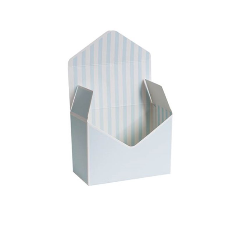 Set of 5 small blue envelope gift boxes, perfect for elegant gifting and DIY personalization.