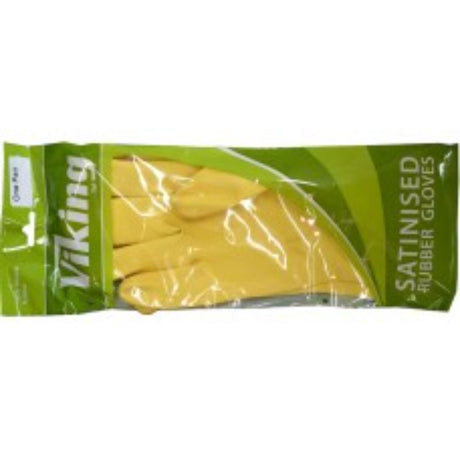 Extra-large satinised gloves designed for comfort and durability in cleaning, gardening, and cooking tasks.