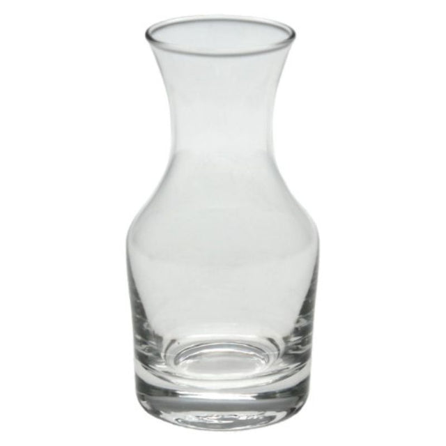 Elegant clear glass beaker vase, 14cm high, perfect for fresh flowers or as a stylish home decor piece.