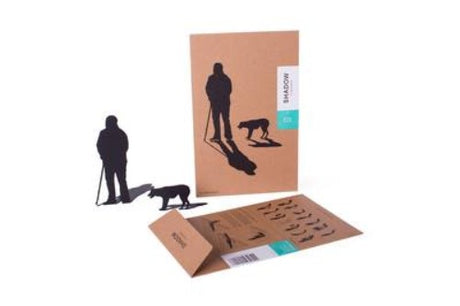 Miniature silhouetted sculptures that transform shelves into creative landscapes, each with easy folding instructions.