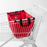 Reisenthel Easyshopping Supermarket Bag in Mixed Dots, spacious, eco-friendly tote with cushioned handles and convenient storage.