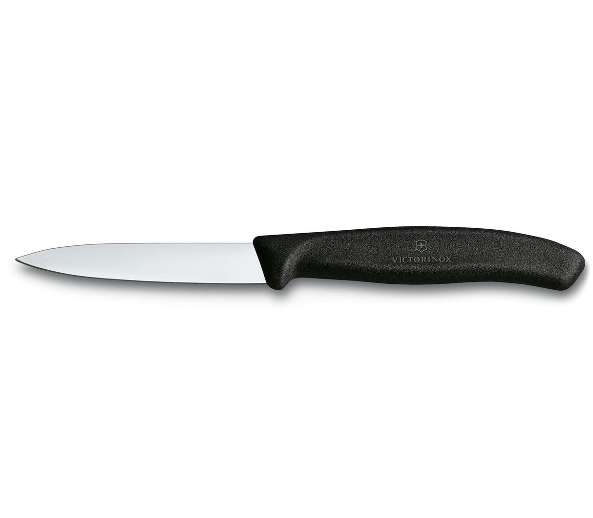 Ergonomic Victorinox paring knife with an 8 cm pointed blade, perfect for precision cutting and food preparation tasks.