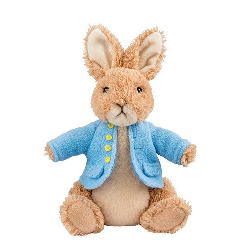 Medium Plush Peter Rabbit, 22cm, soft toy ideal for cuddling, imaginative play, and collecting Beatrix Potter merchandise.