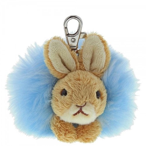 Charming Peter Rabbit pom pom accessory, soft and whimsical, ideal for nurseries and nostalgic gifts.