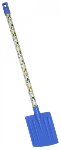 Charming Peter Rabbit spade with vibrant illustrations, perfect for young gardeners and outdoor imaginative play.