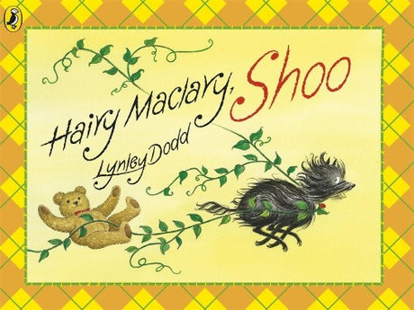 Cover of "Hairy Maclary Shoo", a vibrant children's book featuring lovable dogs and engaging adventures for young readers.