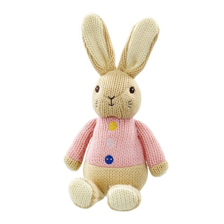 Plush Flopsy Bunny toy from Beatrix Potter, 18cm, soft and perfect for cuddling and imaginative play.