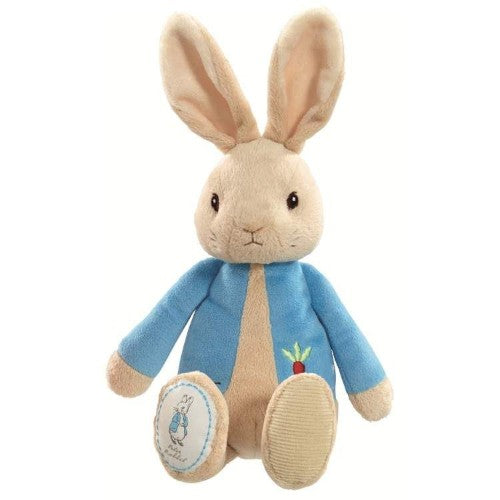 My First Peter Plush is a cuddly 26cm soft toy inspired by Beatrix Potter, perfect for young children and imaginative play.