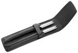 Luxurious Nappa leather Double Pen Box for two pens, combining elegance and functionality in a compact design.