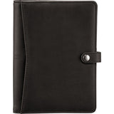 Sleek Pedova ETech Jr. Padfolio with snap closure, Ultrahyde material, mobile device bracket, and elastic pen loop included.