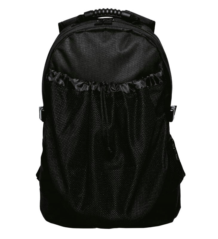 Durable Basket Backpack with adjustable front net, spacious main compartment, and padded straps for active lifestyles.