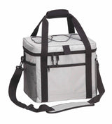 Nautical Cooler bag with thermal insulation, leak-proof lining, and 28L capacity, perfect for beach trips and picnics.