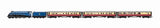 Hornby Mallard RecordBreaker Train Set featuring detailed A4 locomotive model, realistic coaches, and tracks for collectors and enthusiasts.