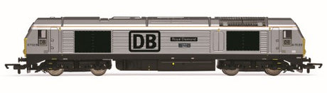 Hornby Railroad Plus DB CL.67 Bo-Bo'R model, a detailed replica of the Class 67 diesel-electric locomotive for collectors.