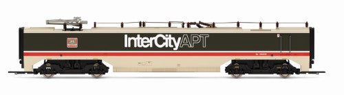Hornby BR Class 370 Advanced Passenger Train model, 7-car pack showcasing 1980s British Rail's innovative tilting technology.