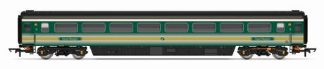 Hornby FGW Mk3 Trailer Standard 42272 model, showcasing detailed design and authentic First Great Western livery.