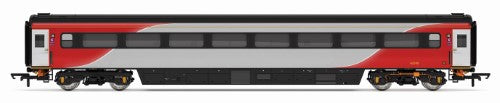 Hornby LNER Mk3 Trailer Std 42198 model, showcasing intricate British Railways design and detailed craftsmanship.