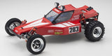 Retro 1/10 Tomahawk R/C buggy featuring a modern Scorpion chassis, high-grip tires, adjustable shocks, and nostalgic design.