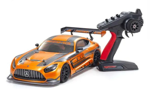 1/10 scale EP RS FzrMk2 MercAMG GT3 RC car, featuring a detailed AMG body, advanced chassis, and customizable options for racing fun.