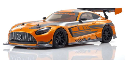 High-performance 1/10 scale RC car replicating Mercedes-AMG GT3, featuring advanced chassis, durable design, and customizable options.